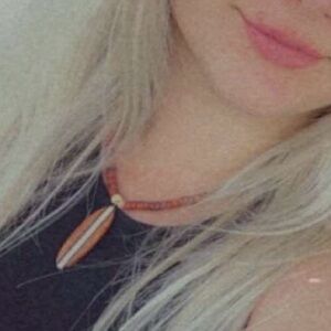 Surf board beaded beachy necklace